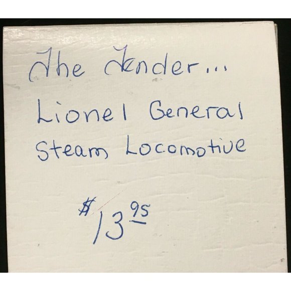 The Tender Lionel General Steam Locomotive Hallmark Cards Inc. Ornament - Picture 5 of 5